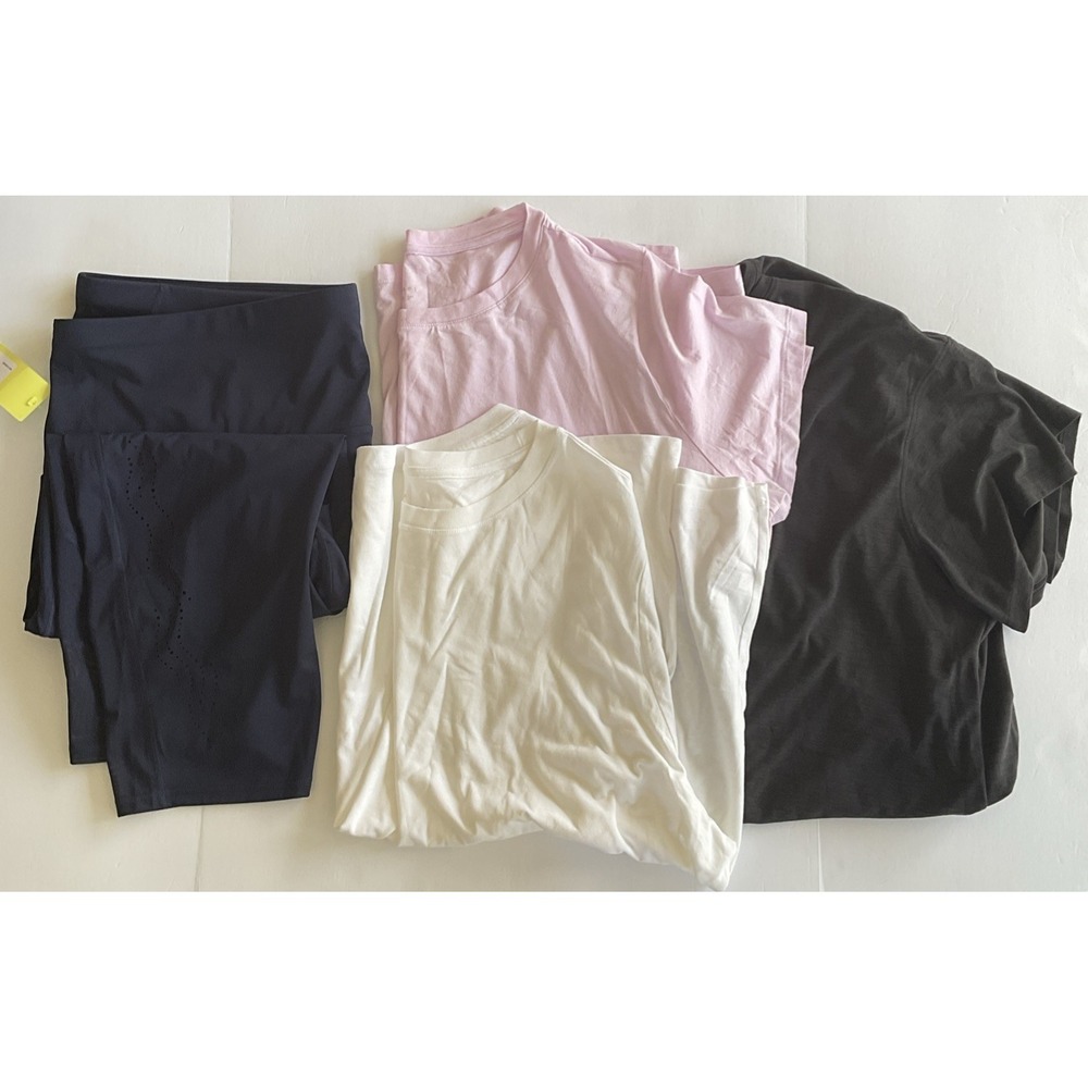 A New Day 4 Tee Shirts All in Motion Capri Pants 4X Lot New with Tags